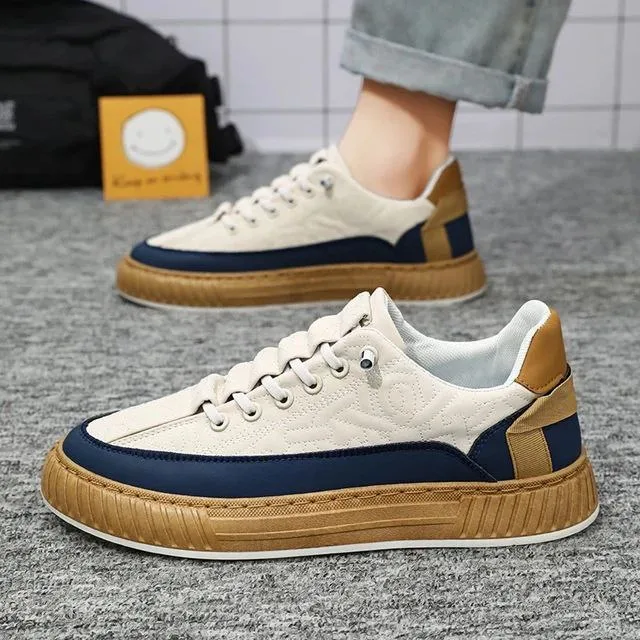 Chunky Trainers Men Casual-Fashion Trendy-Walking Sport Sneakers